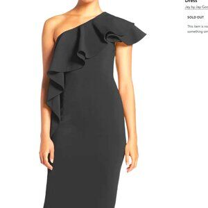 Jay Godfrey Fresno Ruffle One-Shoulder Dress - Sophisticated Elegance
